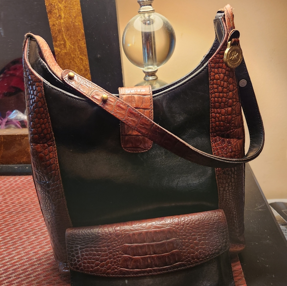 Brahmin purse with matching wallet